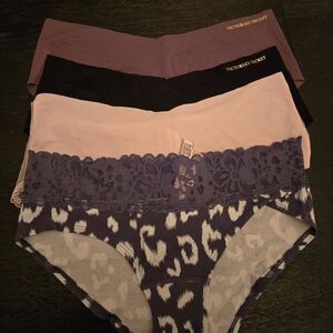 Victoria's Secret Purple and Pink Panty Trio
